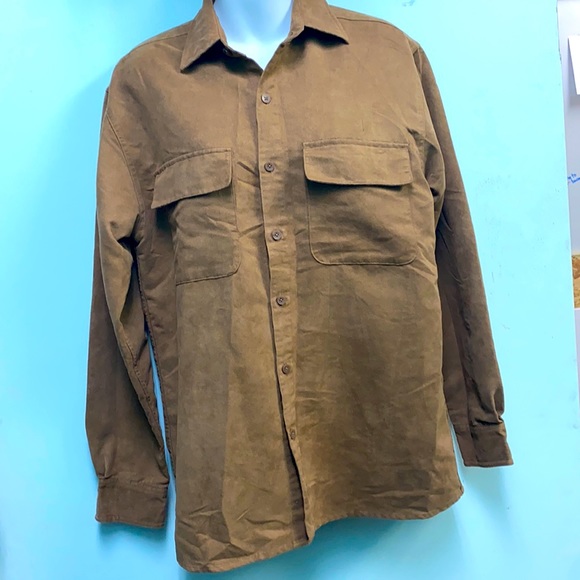 Sueded George Long Sleeve Shirt - Picture 1 of 4